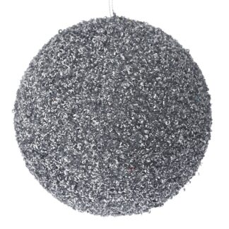 Ασημί Glitter Foam Μπάλα 15εκ Ασημί Glitter Foam Μπάλα 15εκ