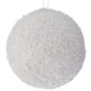 Λευκή Glitter Foam Μπάλα 15εκ Λευκή Glitter Foam Μπάλα 15εκ