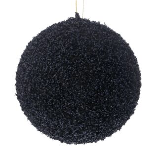 Μαύρη Glitter Foam Μπάλα 15εκ