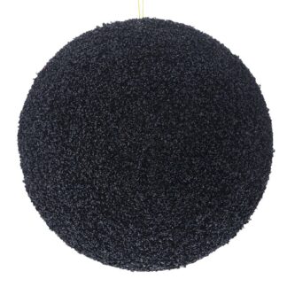 Μαύρη Glitter Foam Μπάλα 20εκ