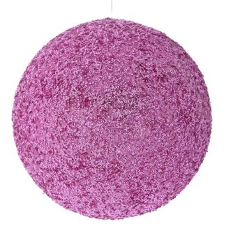 Ροζ Glitter Foam Μπάλα 25εκ