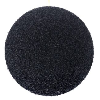 Μαύρη Glitter Foam Μπάλα 25εκ Μαύρη Glitter Foam Μπάλα 25εκ