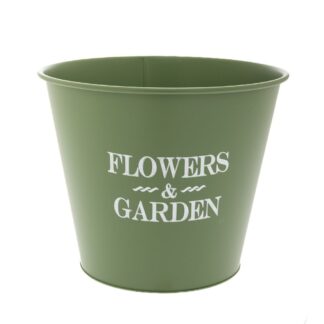 Πράσινο Μεταλλικό Κουβαδάκι 30×25εκ (Flower Και Garden) Πράσινο Μεταλλικό Κουβαδάκι 30×25εκ (Flower Και Garden)