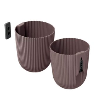 Milly Wall Marsala Πλαστικό Κασπώ Φ15×18εκ (2 τμχ) Milly Wall Marsala Πλαστικό Κασπώ Φ15×18εκ (2 τμχ)