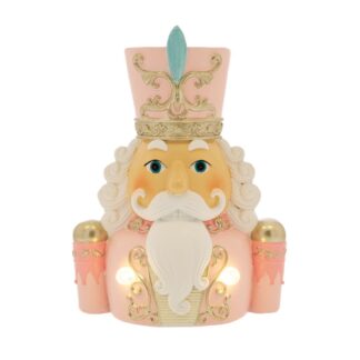 Ροζ Καρυοθραύστης Με LED Φως 16.5×11.5×22εκ