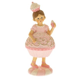 Ροζ Πολυρεζίν Κορίτσι Cupcake 6.5×6.5×16εκ Ροζ Πολυρεζίν Κορίτσι Cupcake 6.5×6.5×16εκ