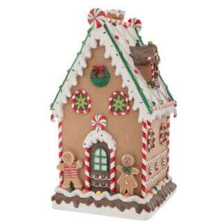 Gingerbread Πολυρεζίν Σπίτι 28×28×51εκ