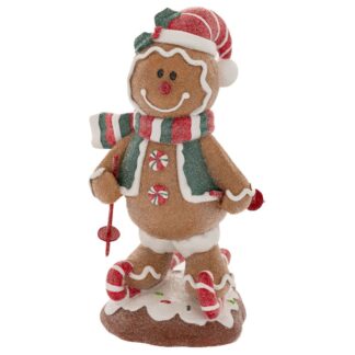 Καφέ Πολυρεζίν Gingerbread Αγόρι 12×11×21εκ Καφέ Πολυρεζίν Gingerbread Αγόρι 12×11×21εκ