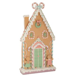Παστέλ Διακοσμητικό Gingerbread Σπίτι 50×15×93εκ Παστέλ Διακοσμητικό Gingerbread Σπίτι 50×15×93εκ