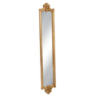 Χρυσός Vintage PU Καθρέφτης Τοίχου 24×5×139εκ Χρυσός Vintage PU Καθρέφτης Τοίχου 24×5×139εκ