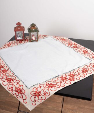 Χριστουγεννιάτικο τραπεζομάντηλο (160cm x 320cm) 9016 άμμου Χριστουγεννιάτικο τραπεζομάντηλο (160cm x 320cm) 9016 άμμου