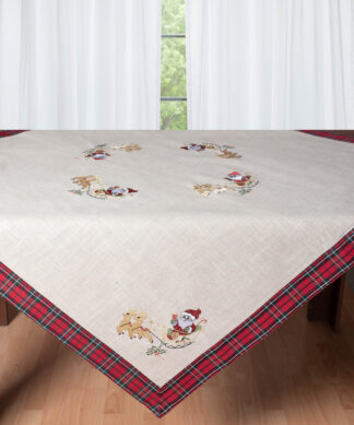 Χριστουγεννιάτικο τραπεζοκαρέ (140cm x 140cm) 9036 Χριστουγεννιάτικο τραπεζοκαρέ (140cm x 140cm) 9036