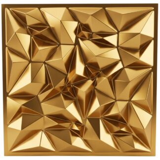 Ανάγλυφο Πάνελ 50×50εκ Τοίχου 3D Χρυσό PVC (4 τμχ) Ανάγλυφο Πάνελ 50×50εκ Τοίχου 3D Χρυσό PVC (4 τμχ)