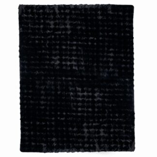 Μαύρο Γούνινο Χαλί 180×240εκ Μαύρο Γούνινο Χαλί 180×240εκ