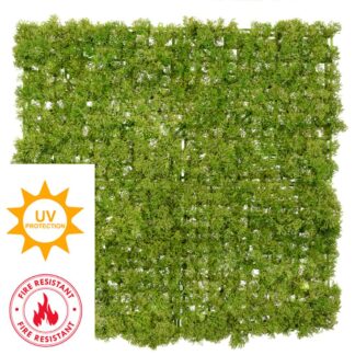 Moss 50×50εκ Με UV Προστασία Και Fire Protection (Βραδύκαυστο) Πράσινο Χρώμα