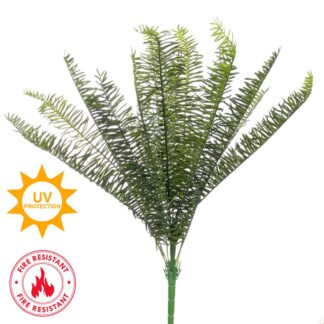 Κρεμαστή Φτέρη Φ40×60εκ Με UV Kai Fire Protection (Βραδύκαυστο)