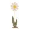 Κρεμ Τσόχινο Λουλούδι Με Ξύλινη Βάση 12×5×32εκ (6 τμχ) Κρεμ Τσόχινο Λουλούδι Με Ξύλινη Βάση 12×5×32εκ (6 τμχ)
