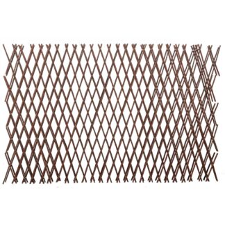 Καφέ Πέργκολα Λυγαριά 40×10×133εκ Willow (5μέτρα×70εκ)Άνοιγμα