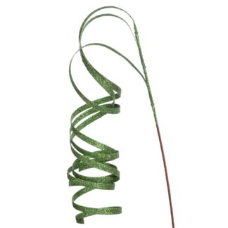 Πράσινο Glitter Twisted Κλαδί 114εκ Πράσινο Glitter Twisted Κλαδί 114εκ