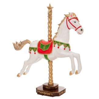 Κόκκινο Πράσινο Καρουζέλ Αλογάκι Fiberglass 150×32×160εκ Κόκκινο Πράσινο Καρουζέλ Αλογάκι Fiberglass 150×32×160εκ