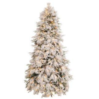 Δέντρο Pre-Lit Snowy Wonderland 210εκ Με 350 LED Λευκά Ζεστά Λαμπάκια 8 Προγ Δέντρο Pre-Lit Snowy Wonderland 210εκ Με 350 LED Λευκά Ζεστά Λαμπάκια 8 Προγ
