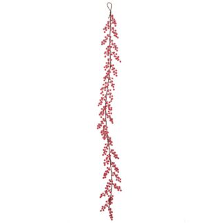 Γιρλάντα Με Κόκκινα Berries 185εκ