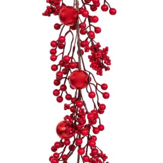 Γιρλάντα Με Κόκκινα Berries 155εκ Γιρλάντα Με Κόκκινα Berries 155εκ