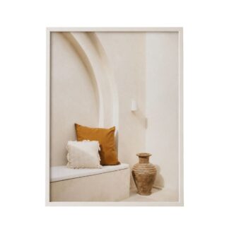 Minimal Πίνακας Με Βάζο Και Μαξιλάρια 40×60εκ Σε Λευκή Κορνίζα Minimal Πίνακας Με Βάζο Και Μαξιλάρια 40×60εκ Σε Λευκή Κορνίζα