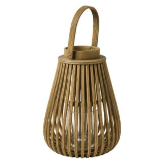 Bamboo Φανάρι Με Χερούλι Φ28×40εκ Bamboo Φανάρι Με Χερούλι Φ28×40εκ