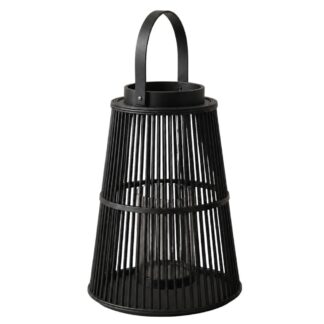 Μαύρο Bamboo Φανάρι Φ35×55εκ Μαύρο Bamboo Φανάρι Φ35×55εκ