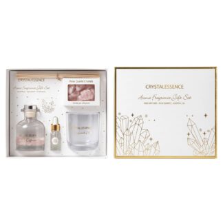 Σετ 3 Αρωματικό Diffuser 150ml Με Διακοσμητικές Ροζ Πέτρες Crystal Essence Σετ 3 Αρωματικό Diffuser 150ml Με Διακοσμητικές Ροζ Πέτρες Crystal Essence