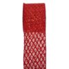 Κορδέλα Sparkly Grid 10cm×9m Κόκκινο Κορδέλα Sparkly Grid 10cm×9m Κόκκινο