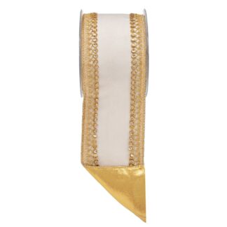 Κορδέλα Royal Βελούδο 10cm×3m Λευκό Κορδέλα Royal Βελούδο 10cm×3m Λευκό