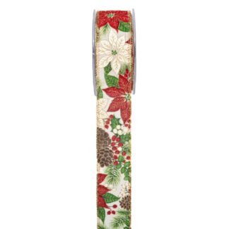 Κορδέλα Holly Season 4,3cm×9mm Πολύχρωμο Κορδέλα Holly Season 4,3cm×9mm Πολύχρωμο