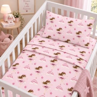 Παιδικά Σετ Σεντόνια Μονά Ballerines Pink 170×260 Παιδικά Σετ Σεντόνια Μονά Ballerines Pink 170×260
