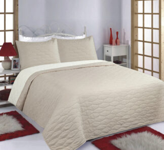 Κουβερλί σετ (170cm x 220cm + 1 x 50cm x 70cm) Ruby beige/ivory Κουβερλί σετ (170cm x 220cm + 1 x 50cm x 70cm) Ruby beige/ivory