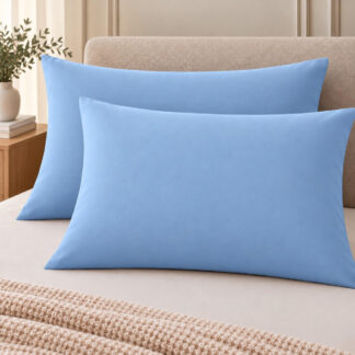 Μαξιλαροθήκες 2 τεμ (52×72) Μπλε
