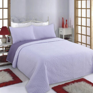 Κουβερλί σετ (220cm x 240cm + 2 x 50cm x 70cm) Diamond lila/purple Κουβερλί σετ (220cm x 240cm + 2 x 50cm x 70cm) Diamond lila/purple