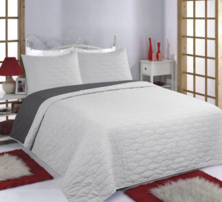 Κουβερλί σετ (170cm x 220cm + 1 x 50cm x 70cm) Ruby grey/anthracite Κουβερλί σετ (170cm x 220cm + 1 x 50cm x 70cm) Ruby grey/anthracite