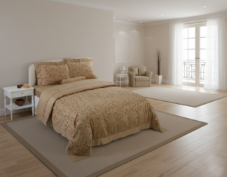 Σετ 6 τεμαχίων υπέρδιπλα σεντόνια ζακάρ (230cm x 250cm) HS009 Σετ 6 τεμαχίων υπέρδιπλα σεντόνια ζακάρ (230cm x 250cm) HS009