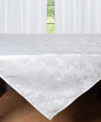 Ζακάρ τραπεζοκαρέ HLS010 (140cm x 140cm) λευκό Ζακάρ τραπεζοκαρέ HLS010 (140cm x 140cm) λευκό