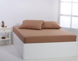 Βαμβακερό σεντόνι essentials (225cm x 267cm) praline Βαμβακερό σεντόνι essentials (225cm x 267cm) praline