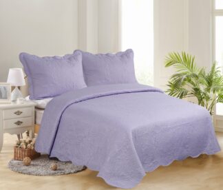 Υπέρδιπλο κουβερλί (220cm x 240cm + 2 x 50cm x 70cm)Solid Light Lila/ Dark Lila Υπέρδιπλο κουβερλί (220cm x 240cm + 2 x 50cm x 70cm)Solid Light Lila/ Dark Lila