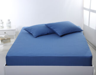 Σεντόνι με λάστιχο jersey (160cm x 200cm + 35cm) jean