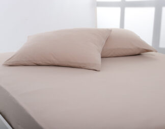 Ζευγάρι μαξιλαροθήκες jersey (50cm x 70cm) dark beige Ζευγάρι μαξιλαροθήκες jersey (50cm x 70cm) dark beige