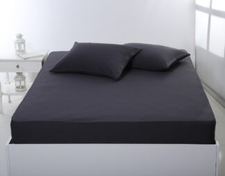 Σεντόνι με λάστιχο jersey (160cm x 200cm + 35cm) dark grey