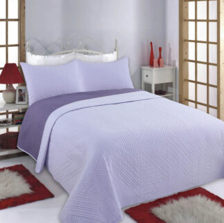 Κουβερλί σετ (220cm x 240cm + 2 x 50cm x 70cm) Lines lila/purple Κουβερλί σετ (220cm x 240cm + 2 x 50cm x 70cm) Lines lila/purple