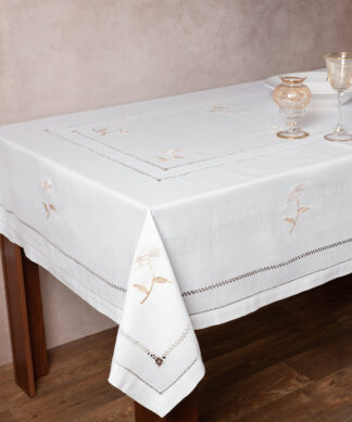 Τραπεζομάντηλα MD0698 (140cm x 180cm) ivory Τραπεζομάντηλα MD0698 (140cm x 180cm) ivory