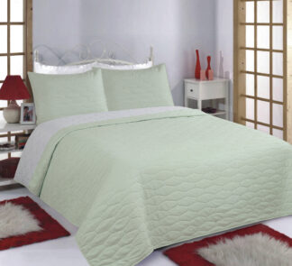 Κουβερλί σετ (220cm x 240cm + 2 x 50cm x 70cm) Ruby mint/grey Κουβερλί σετ (220cm x 240cm + 2 x 50cm x 70cm) Ruby mint/grey