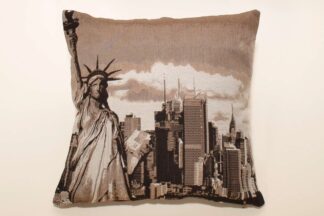 Μαξιλαροθήκη (45cm x 45cm) Statue OF Liberty Brown Μαξιλαροθήκη (45cm x 45cm) Statue OF Liberty Brown